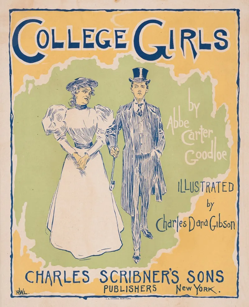 College Girls By Abbe Carter Goodloe Illustrated By Charles Dana Gibson Wall Art by Remington W. Lane - High-Resolution Digital Print