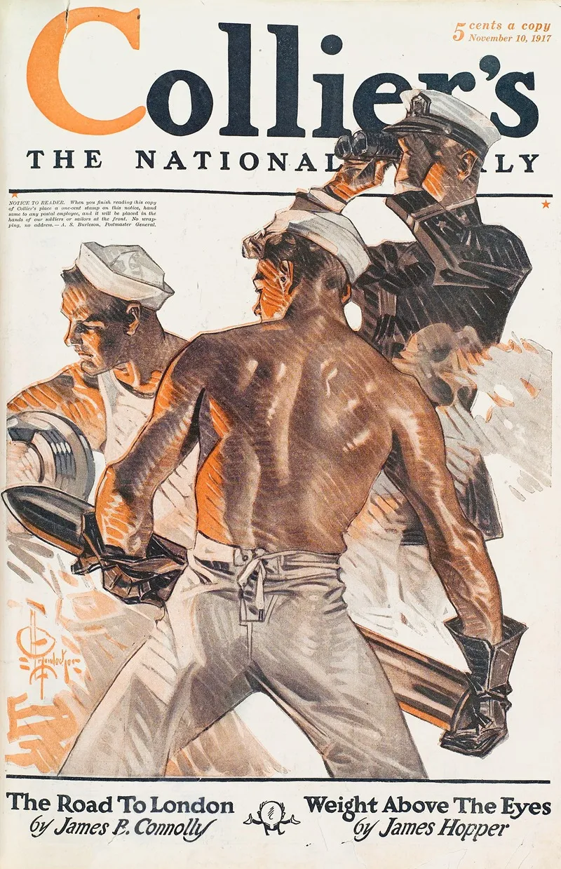 Colliers Wall Art by Joseph Christian Leyendecker - High-Resolution Digital Print