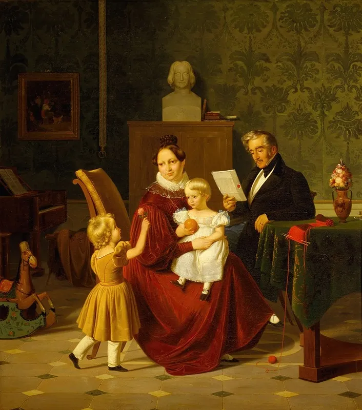 Colonel And Mrs Paulsen Wall Art by Albert Küchler - High-Resolution Digital Print