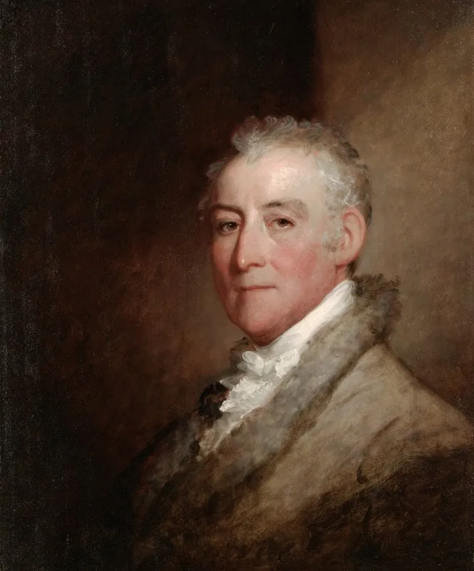Colonel John Trumbull Wall Art by Gilbert Stuart - High-Resolution Digital Print
