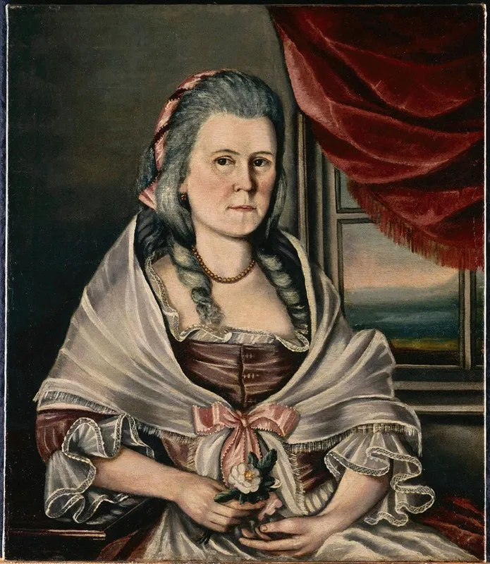Colonial Dame Wall Art by Sarah Bushnell Perkins - High-Resolution Digital Print