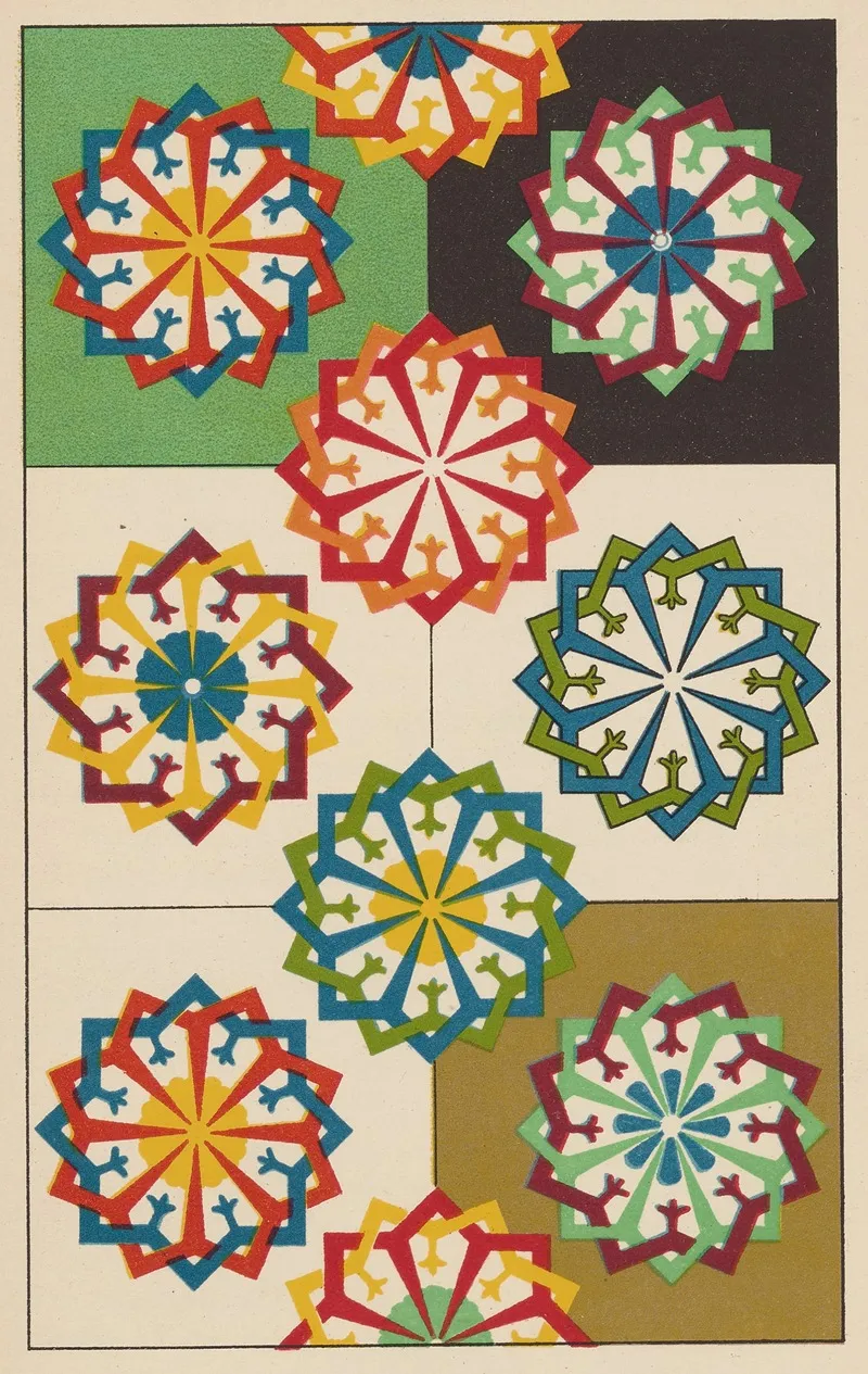 Colour A Handbook Of The Theory Of Colour Pl 6 Wall Art by George Henry Hurst - High-Resolution Digital Print