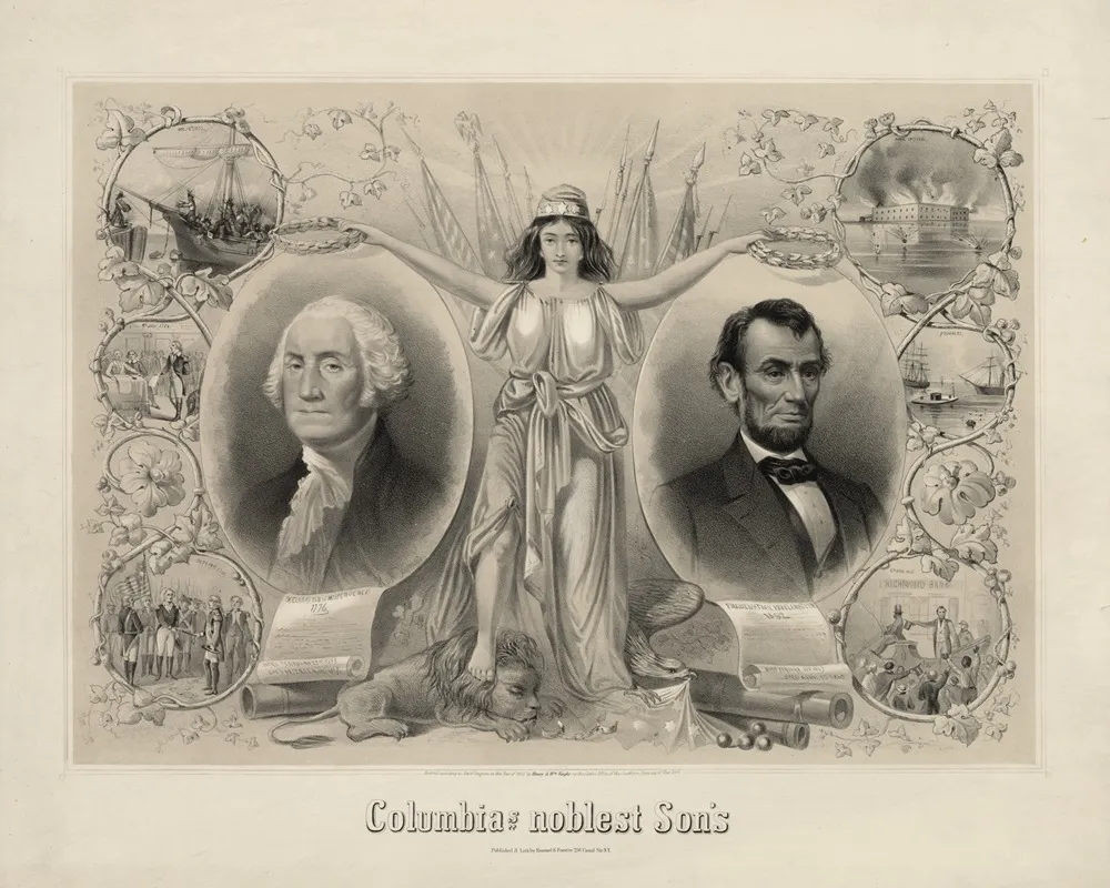 Columbias Noblest Sons Wall Art by Kimmel &amp; Forster - High-Resolution Digital Print