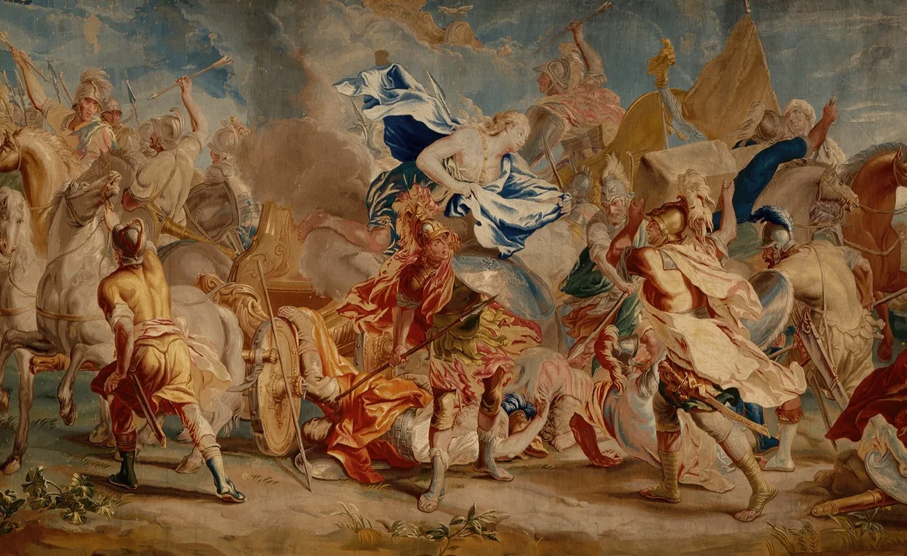 Combat Between Menelaus And Paris