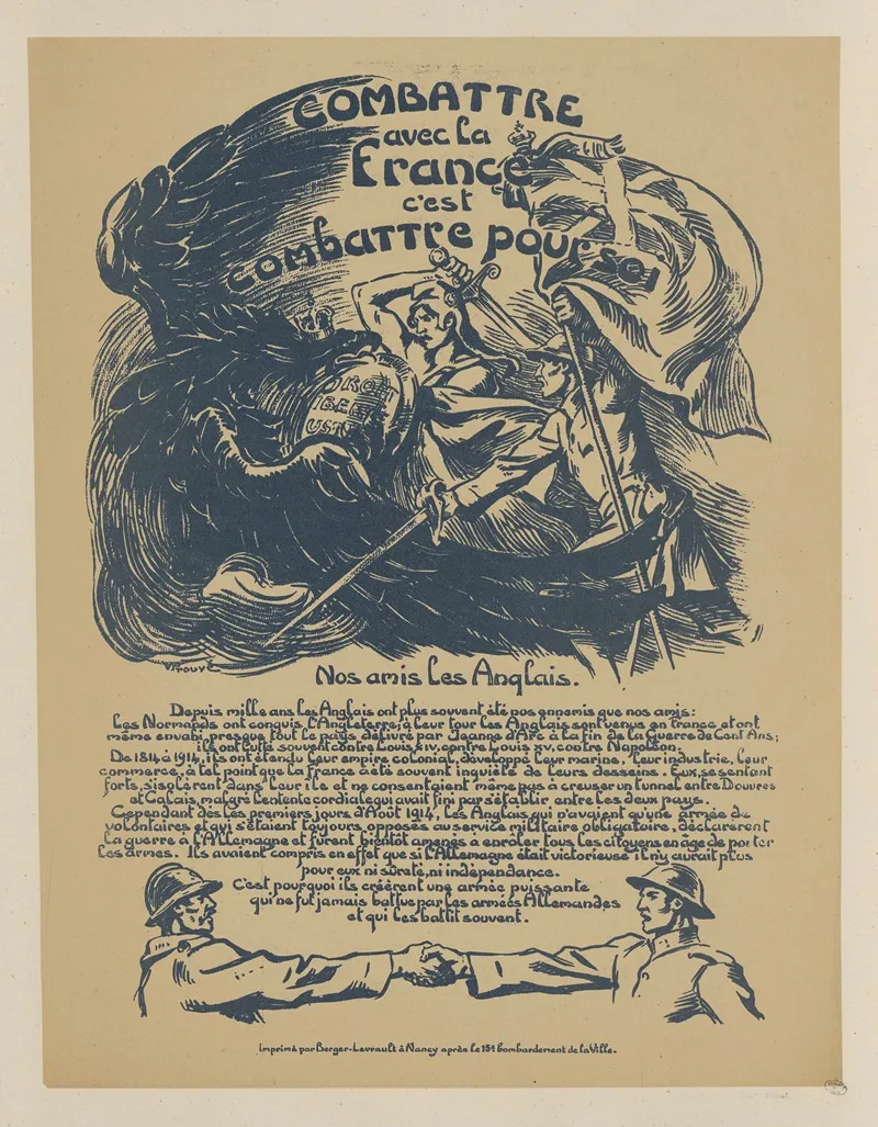 Combattre Avec La France Cest Combattre Pour Soi