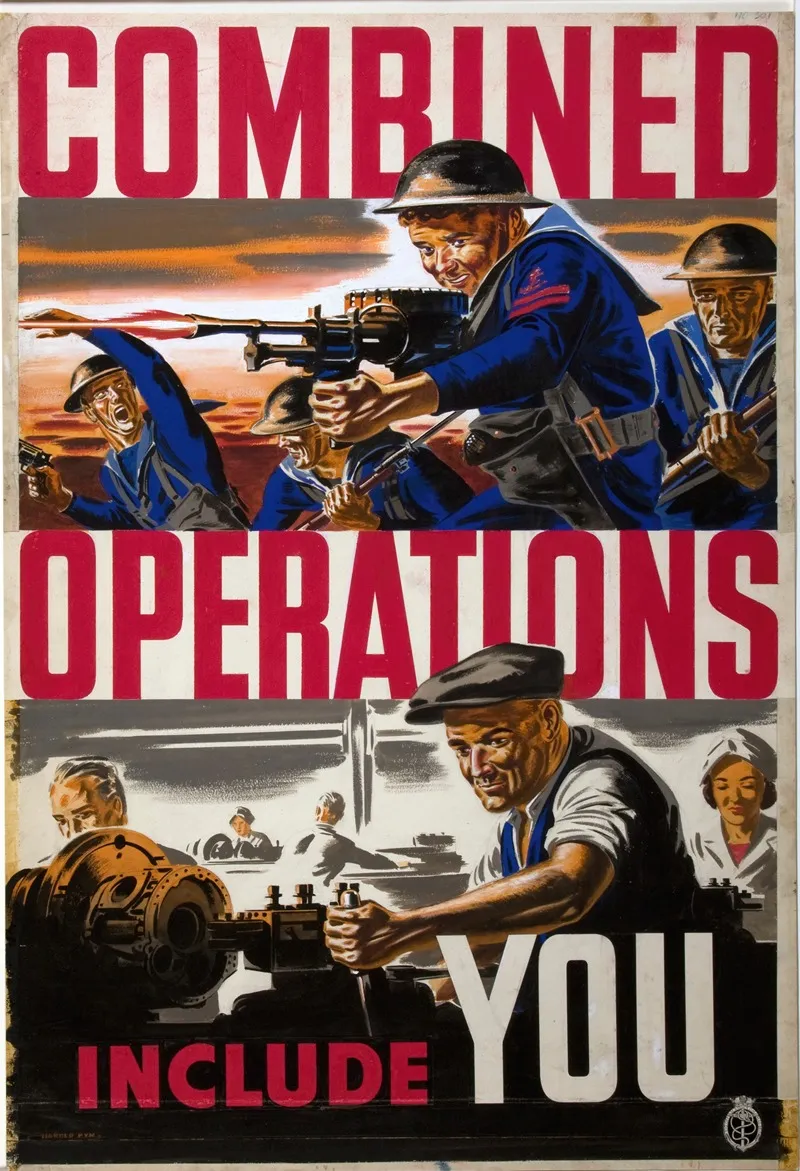 Combined Operations Include You Wall Art by Harold Pym - High-Resolution Digital Print