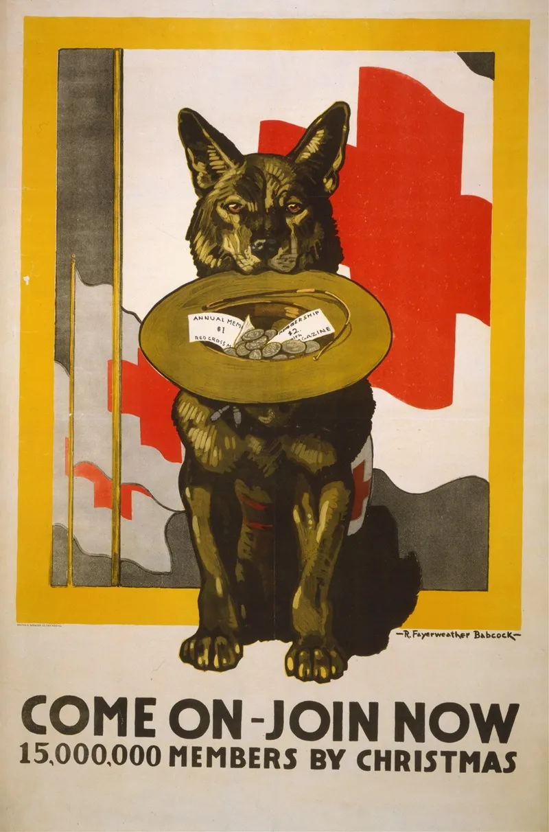 Come On Join Now Wall Art by Richard Fayerweather Babcock - High-Resolution Digital Print