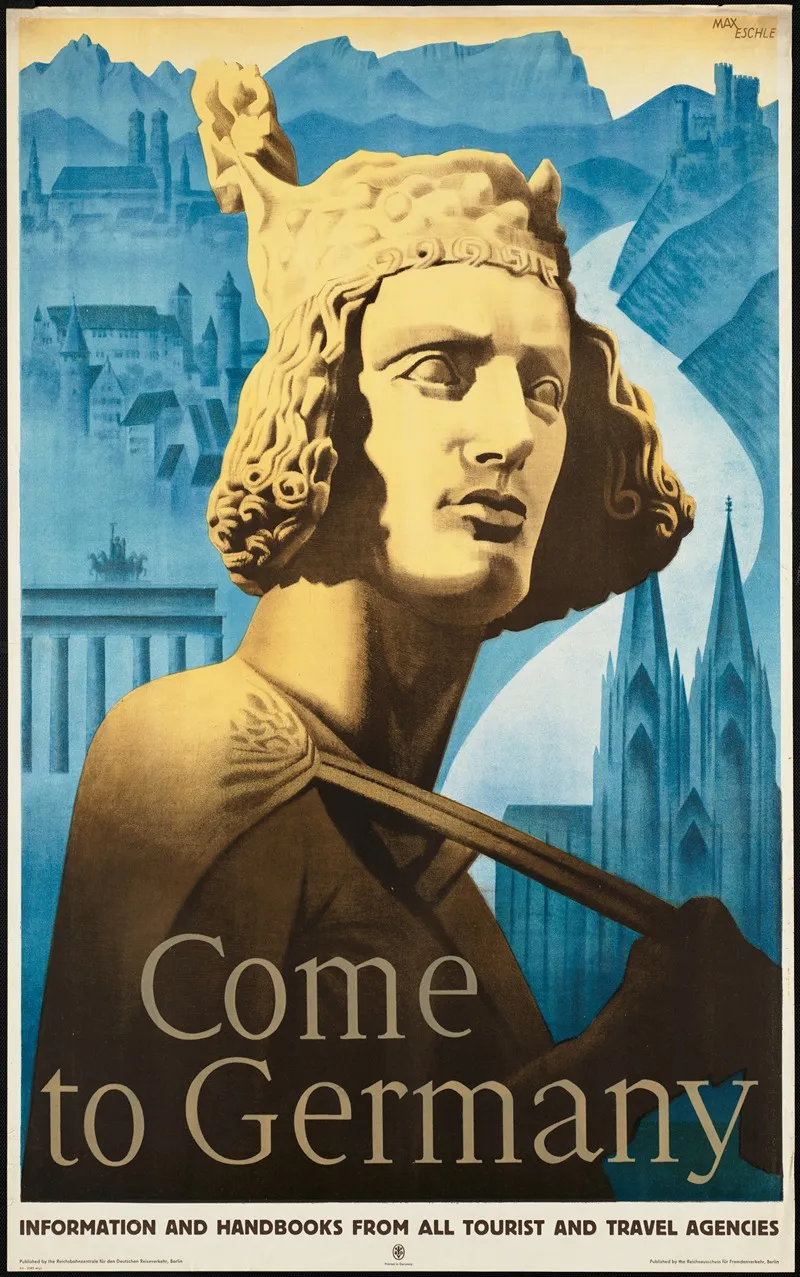 Come To Germany Wall Art by Max Eschle - High-Resolution Digital Print