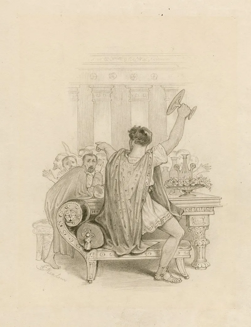 Comedy Of Errors Timon Of Athens Midsummer Nights Dream 3 Wall Art by Joseph Kenny Meadows - High-Resolution Digital Print