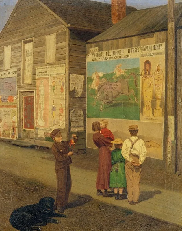 Coming Events Cast Their Shadows Before Wall Art by Charles Caleb Ward - High-Resolution Digital Print