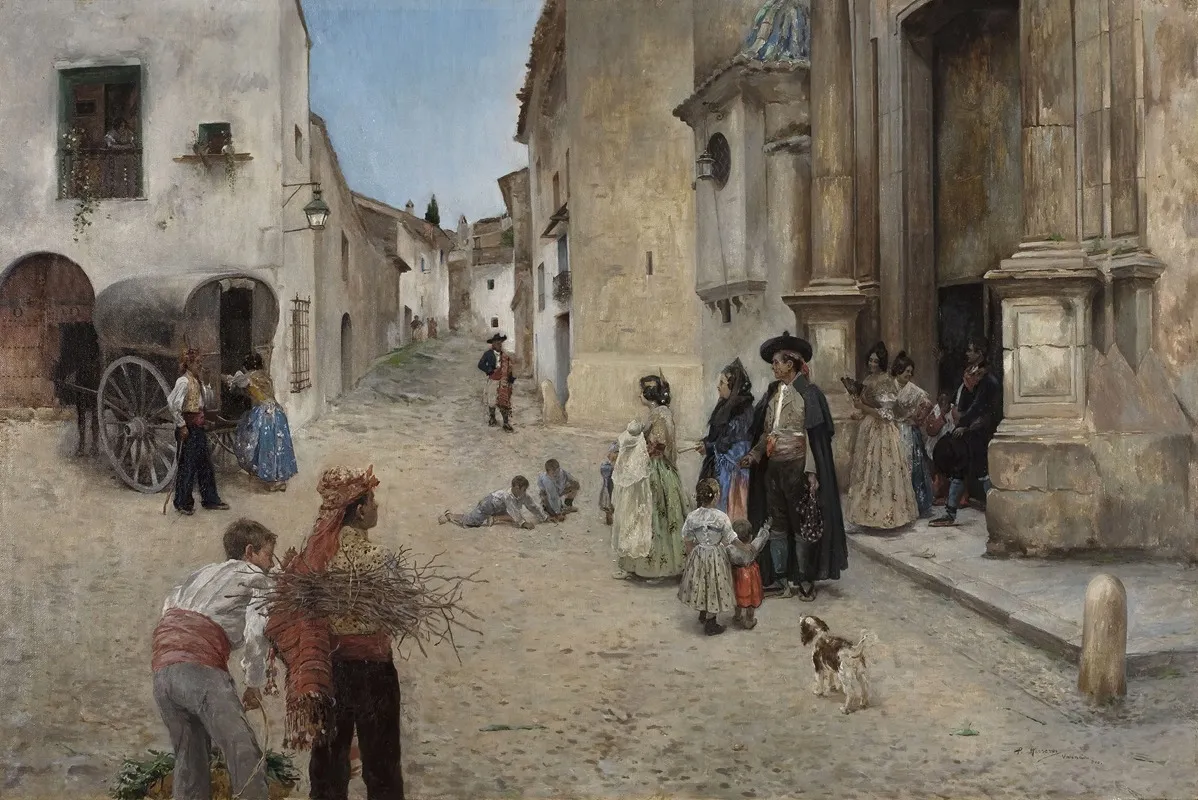 Coming Out Of Church
