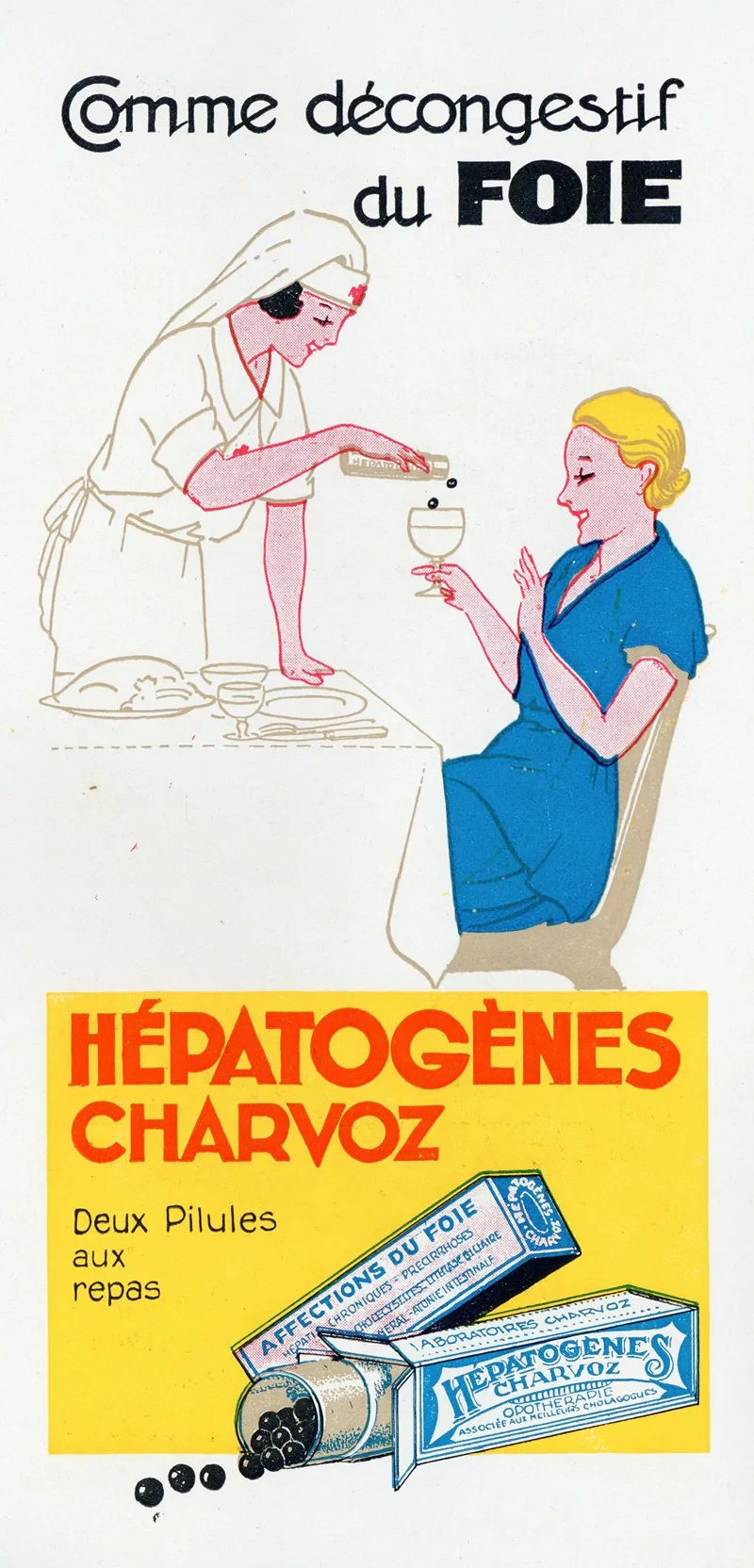 Comme Decongestif Du Foie Wall Art by Laboratoires Charvoz - High-Resolution Digital Print