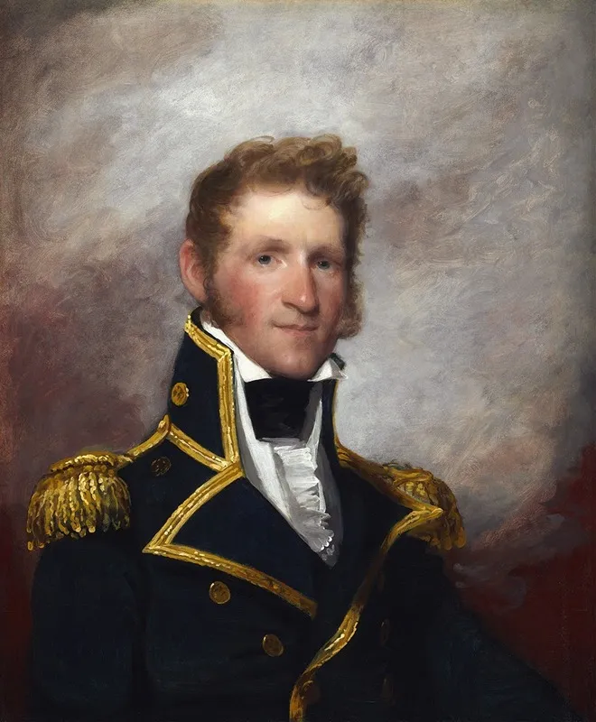 Commodore Thomas Macdonough Wall Art by Gilbert Stuart - High-Resolution Digital Print
