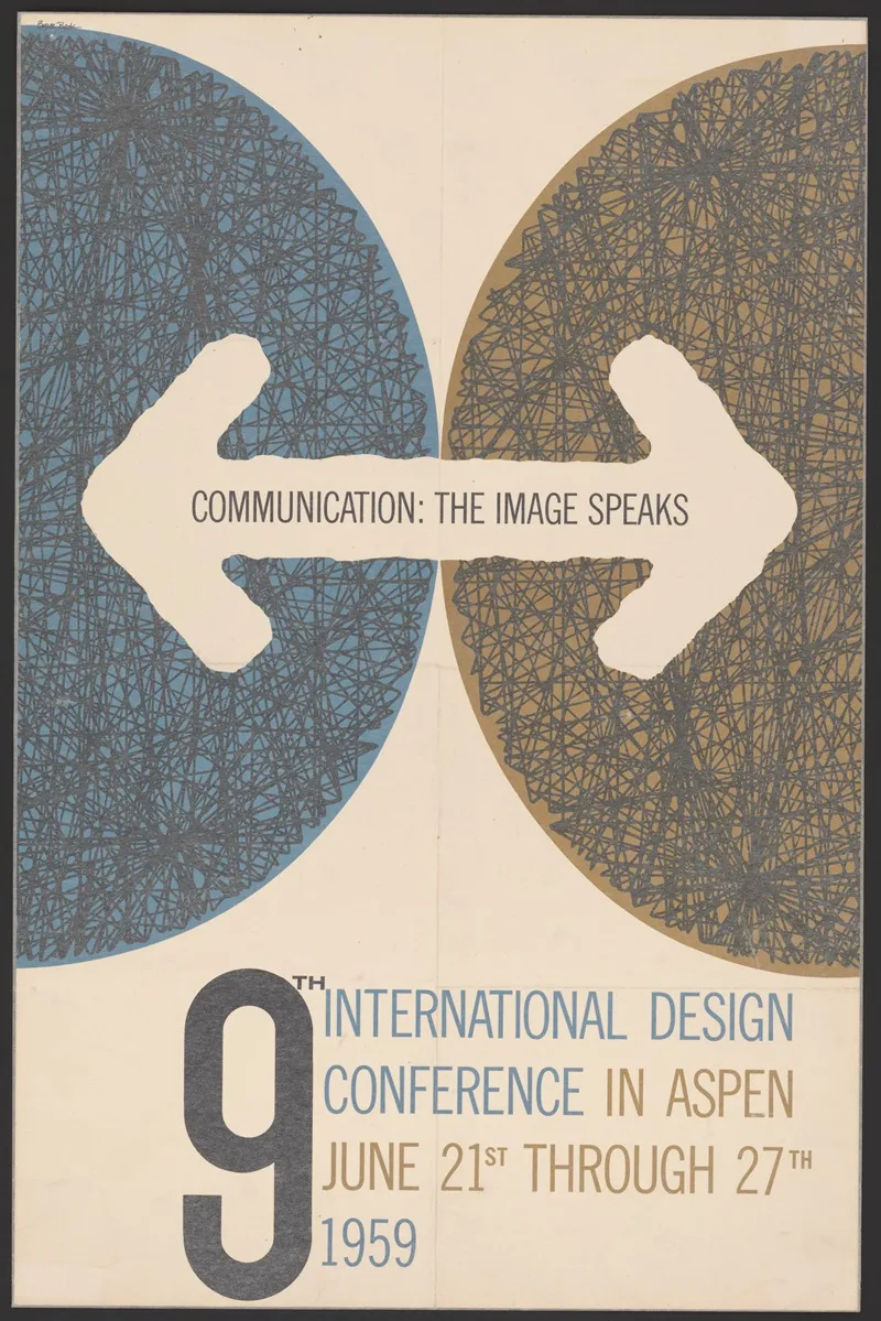 Communication The Image Speaks 9th International Design Conference In Aspen June 21st Through 27th Wall Art by Bruce Beck - High-Resolution Digital Print