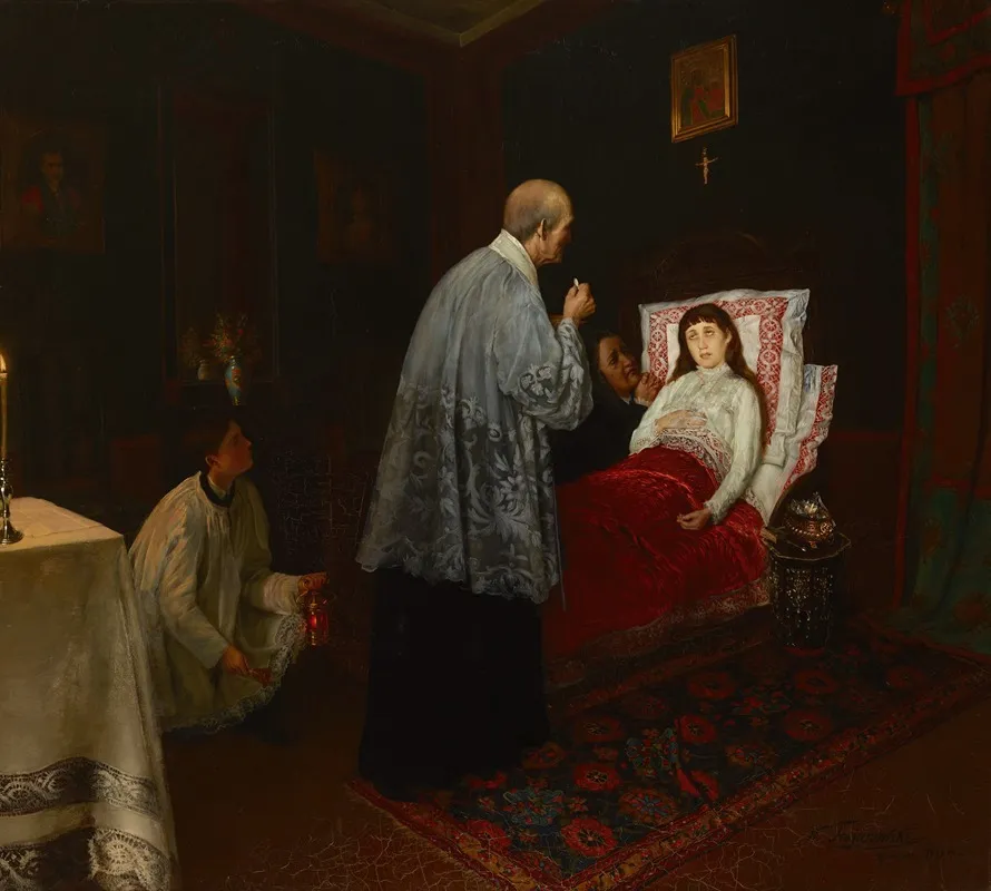 Communion Of A Sick Woman