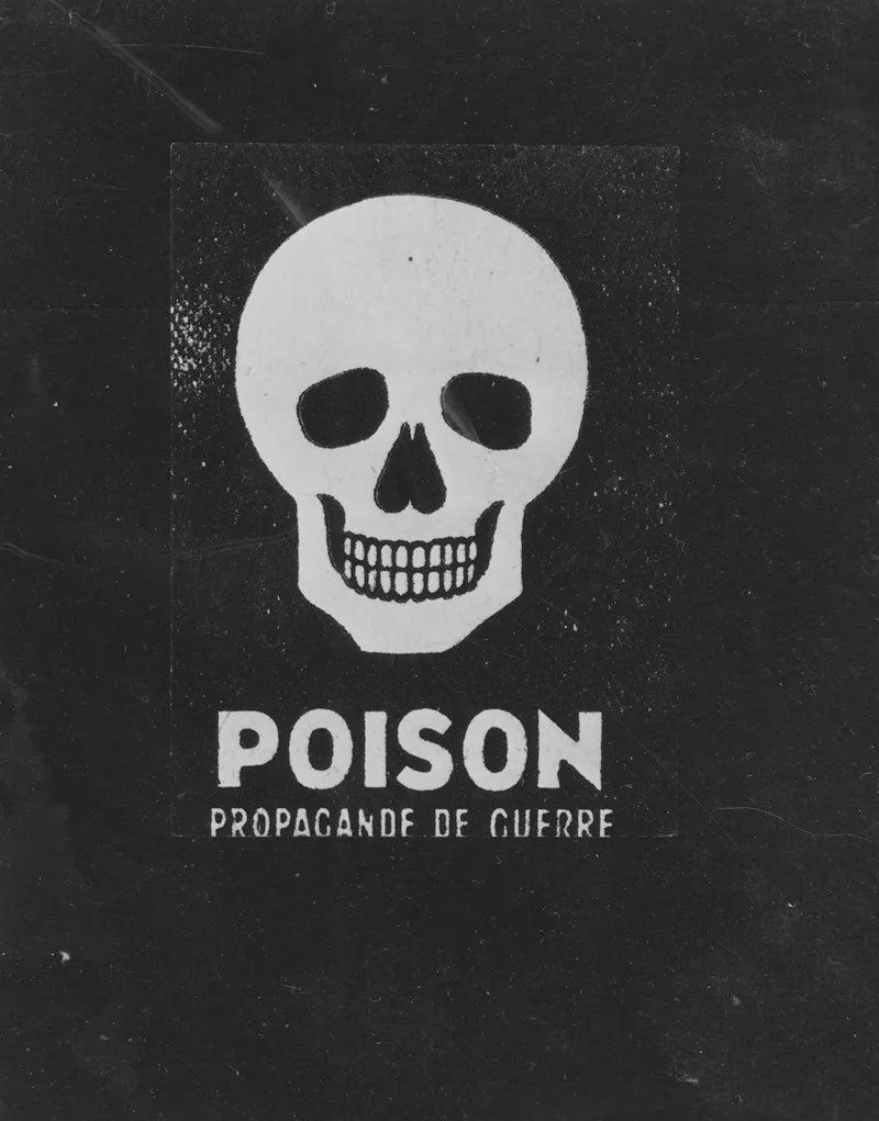 Communist Poster Skull And Crossbones by Anonymous - High-Resolution Digital Print