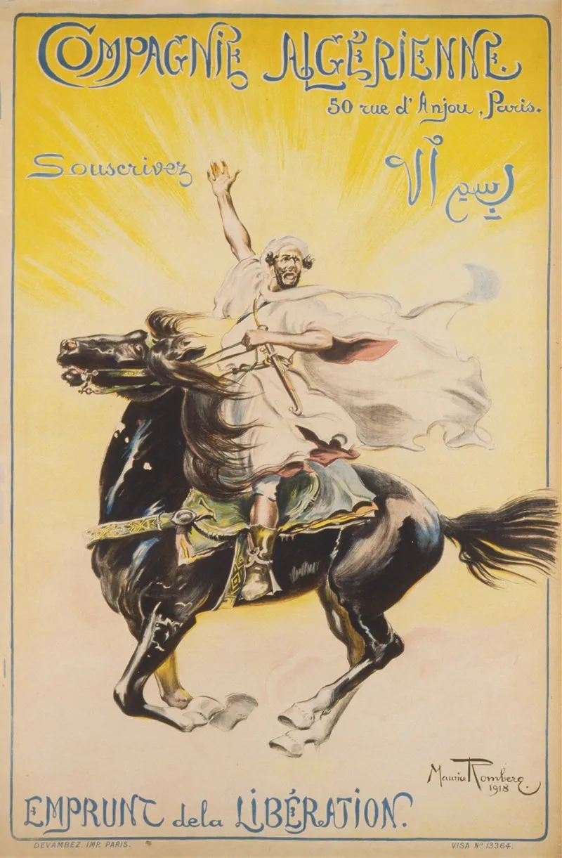 Compagnie Algerienne Wall Art by Maurice Romberg - High-Resolution Digital Print