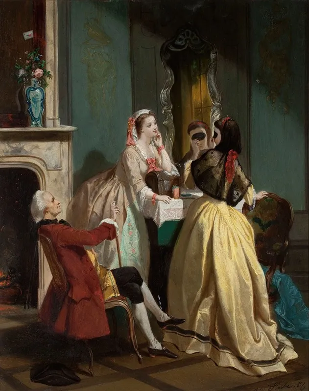 Company Wall Art by Adolphe Stache - High-Resolution Digital Print