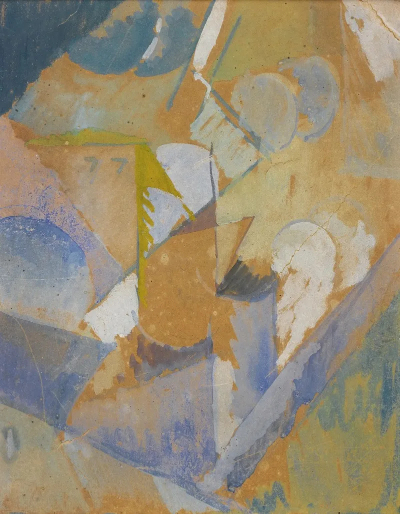 Composition Cubiste Bleue Wall Art by Albert Gleizes - High-Resolution Digital Print
