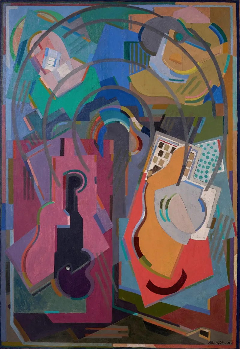 Composition Rythmique Quatre Elements Wall Art by Albert Gleizes - High-Resolution Digital Print