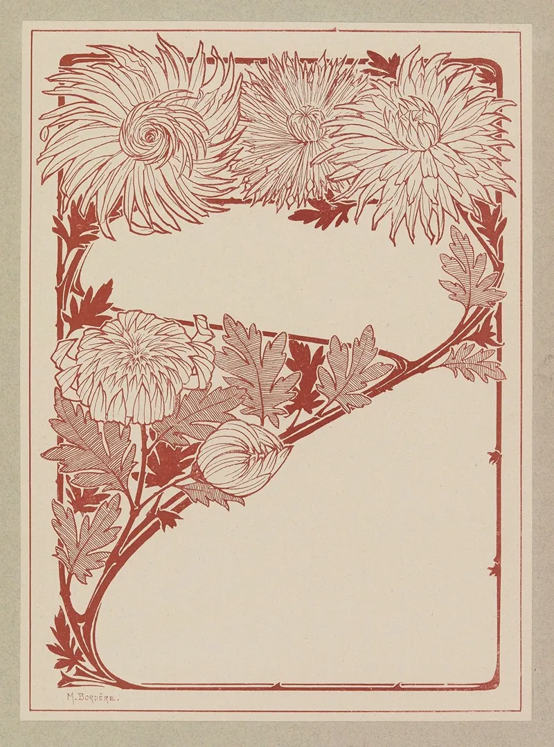 Compositions Ornementales Pour Le Cuir Et La Pyrogravure Pl 09 Wall Art by Henri Laurens (Editor) - High-Resolution Digital Print