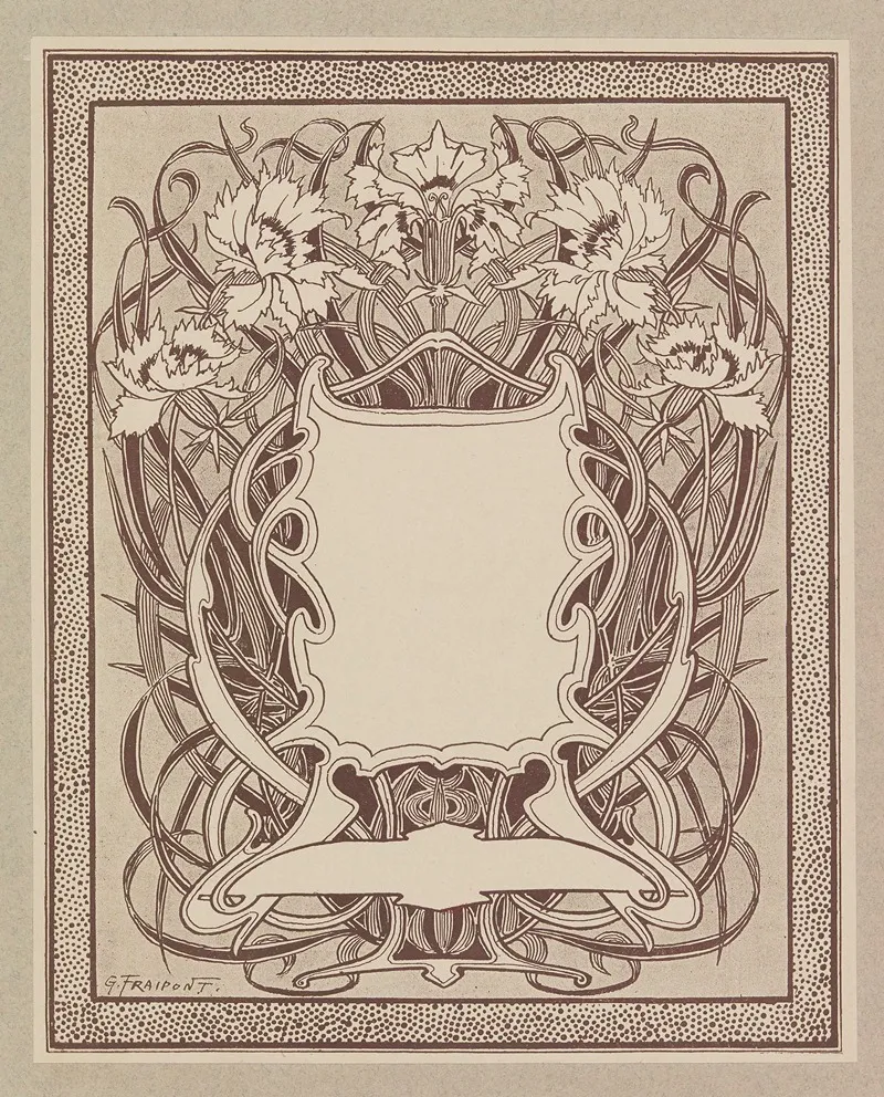 Compositions Ornementales Pour Le Cuir Et La Pyrogravure Pl 25 Wall Art by Henri Laurens (Editor) - High-Resolution Digital Print
