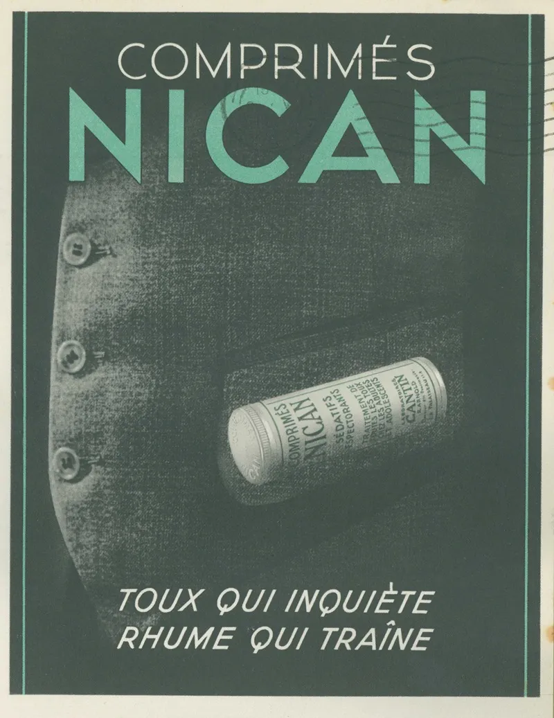 Comprimes Nican 2 Wall Art by Laboratoires Cantin - High-Resolution Digital Print