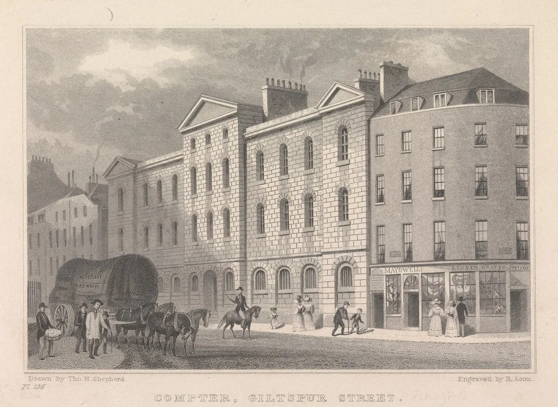 Compter Giltspur Street Wall Art by Robert Acon - High-Resolution Digital Print