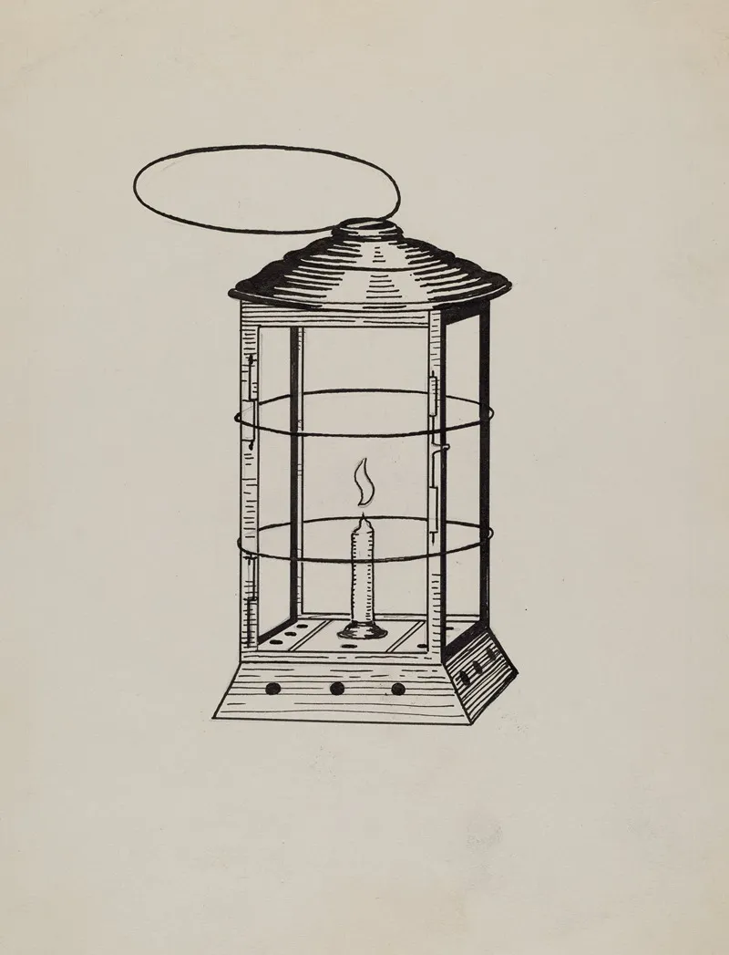 Comstock Miners Lantern