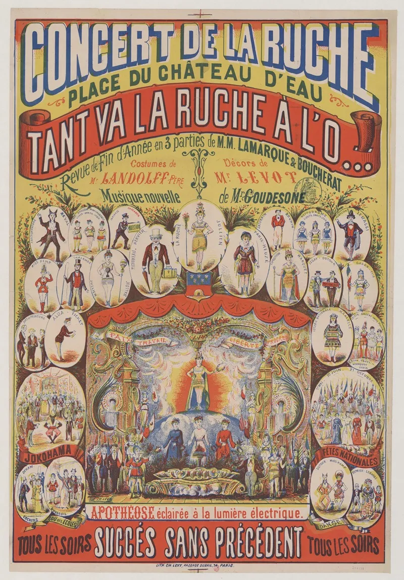 Concert De La Ruche Place Du Chateau Deau Tant Va La Ruche A Lo Revue De Fin Dannee