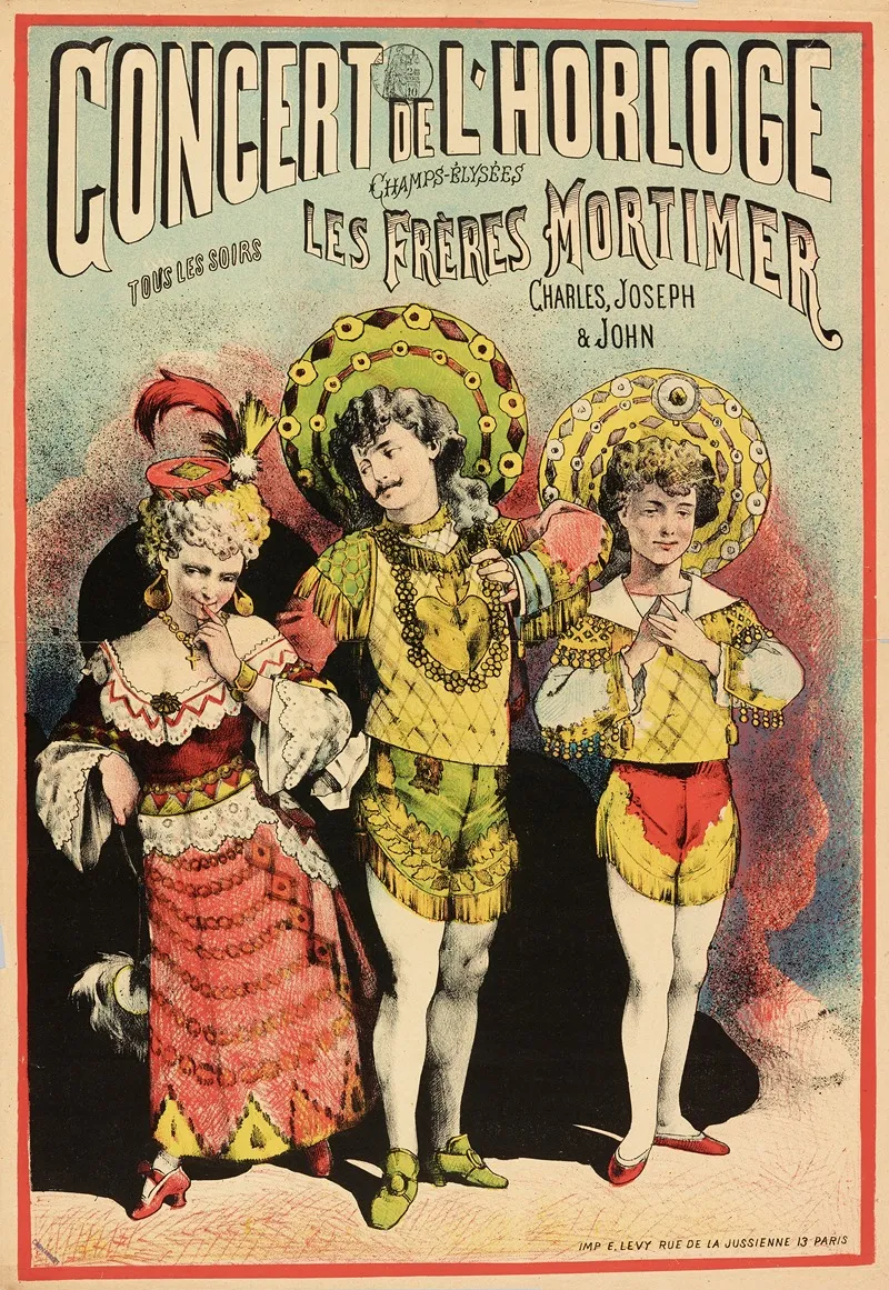 Concert De Lhorloge Champs Elysees Tous Les Soirs Les Freres Mortimer Charles Joseph John