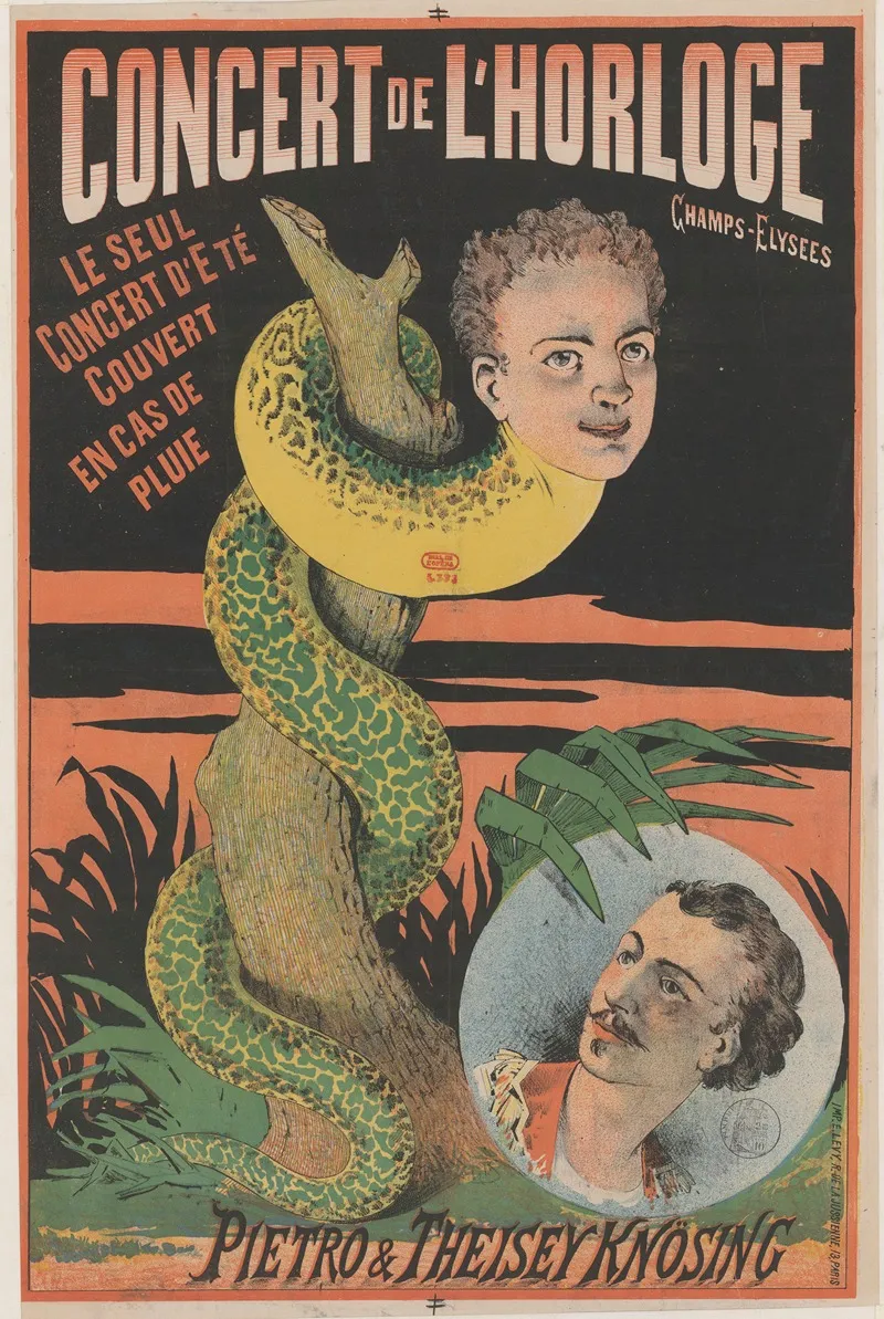 Concert De Lhorloge Pietro Et Theisey Knosing Wall Art by Imp. Emile Lévy - High-Resolution Digital Print