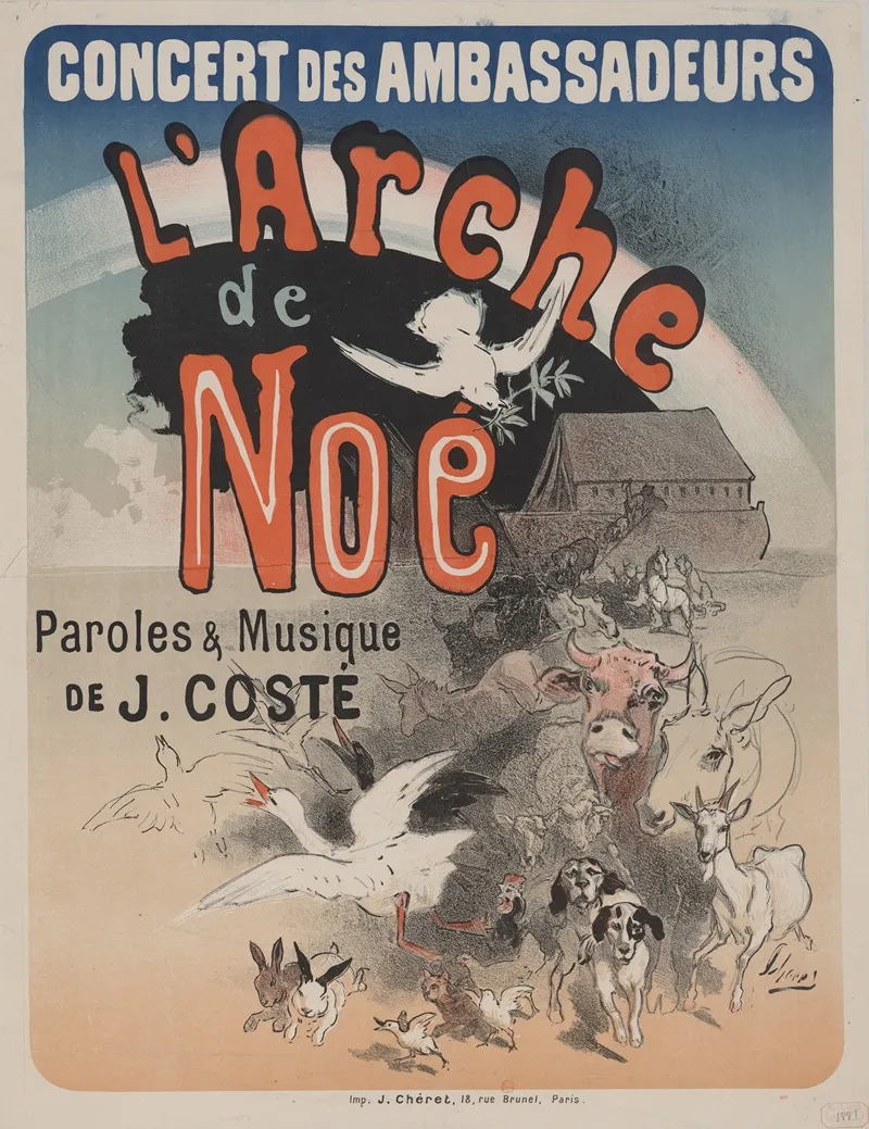 Concert Des Ambassadeurs Larche De Noe Paroles Et Musique De J Coste