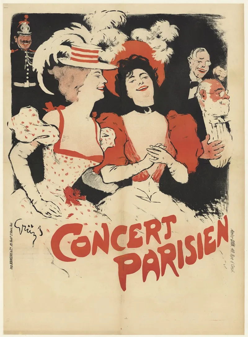 Concert Parisien 2 Wall Art by Jules-Alexandre Grün - High-Resolution Digital Print