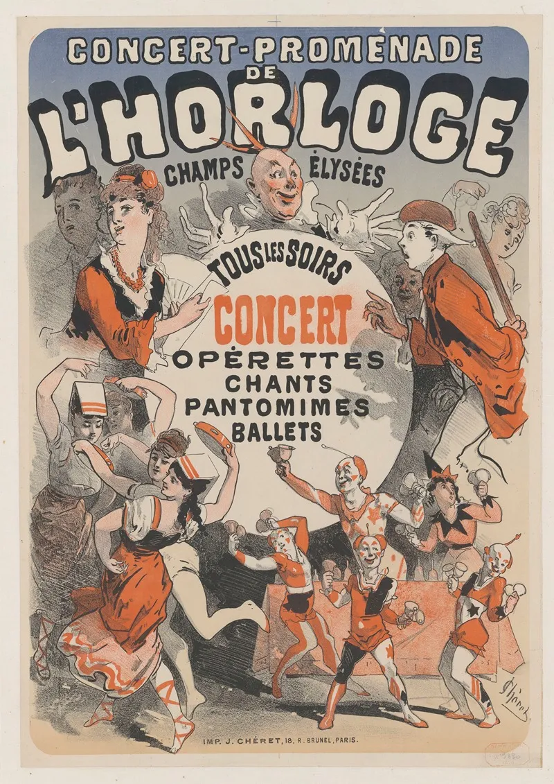 Concert Promenade De Lhorloge Tous Les Soirs Concert Operettes Chants Pantomimes Ballets