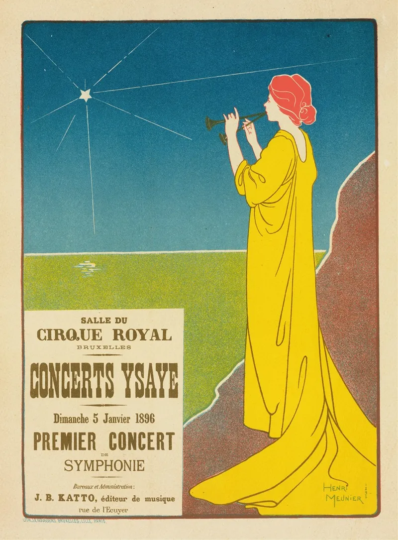 Concerts Ysaye Wall Art by Henri Meunier - High-Resolution Digital Print