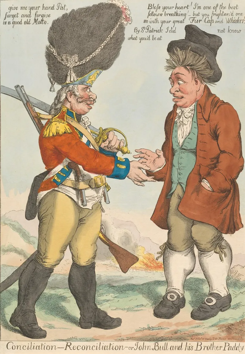 Conciliation Reconciliation Or John Bull And His Brother Paddy