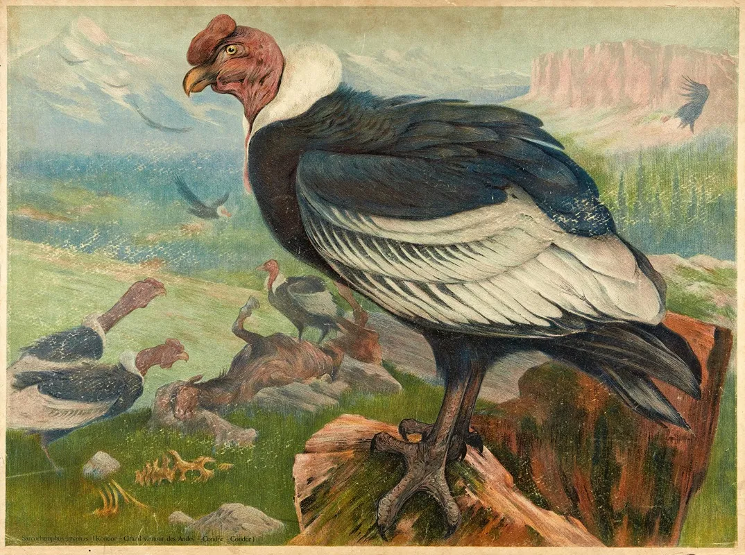 Condor Sarcoramphus Gryphus 2 Wall Art by Hans Schmidt - High-Resolution Digital Print