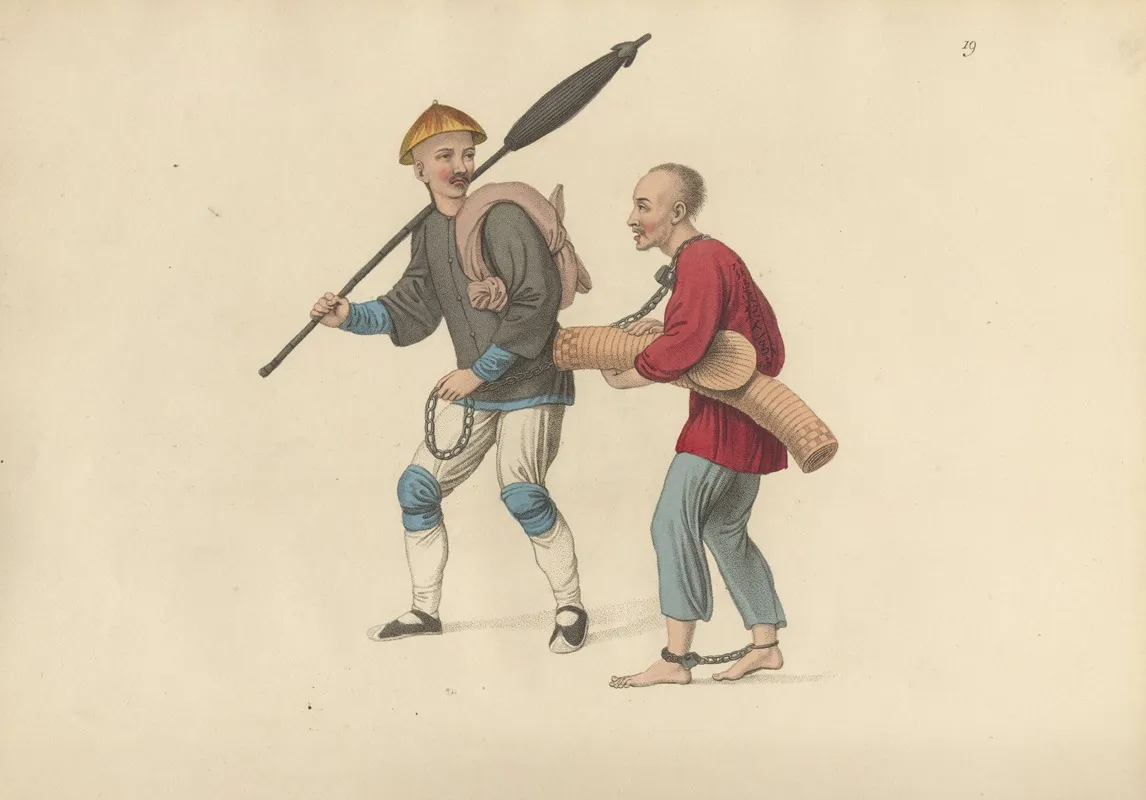Conducting An Offender Into Banishment Wall Art by George Henry Mason - High-Resolution Digital Print