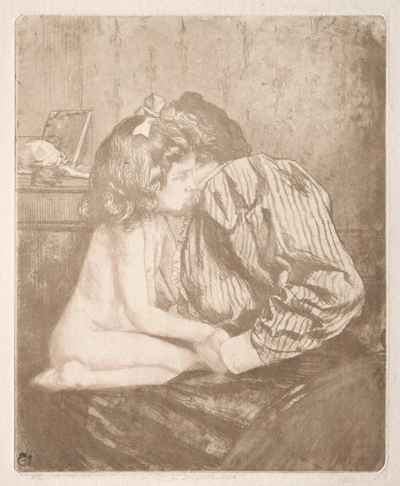 Confidences From A New Sentimental Education Wall Art by Charles Maurin - High-Resolution Digital Print