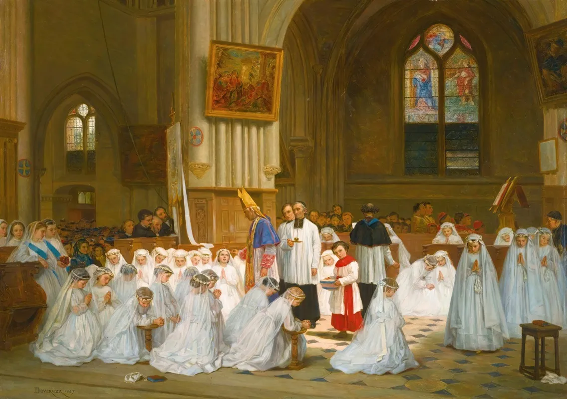Confirmation A Villiers Le Bel Wall Art by Théophile Duverger - High-Resolution Digital Print