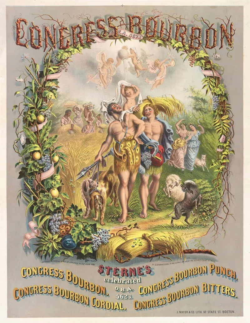Congress Bourbon Wall Art by Emil F. Ackermann - High-Resolution Digital Print