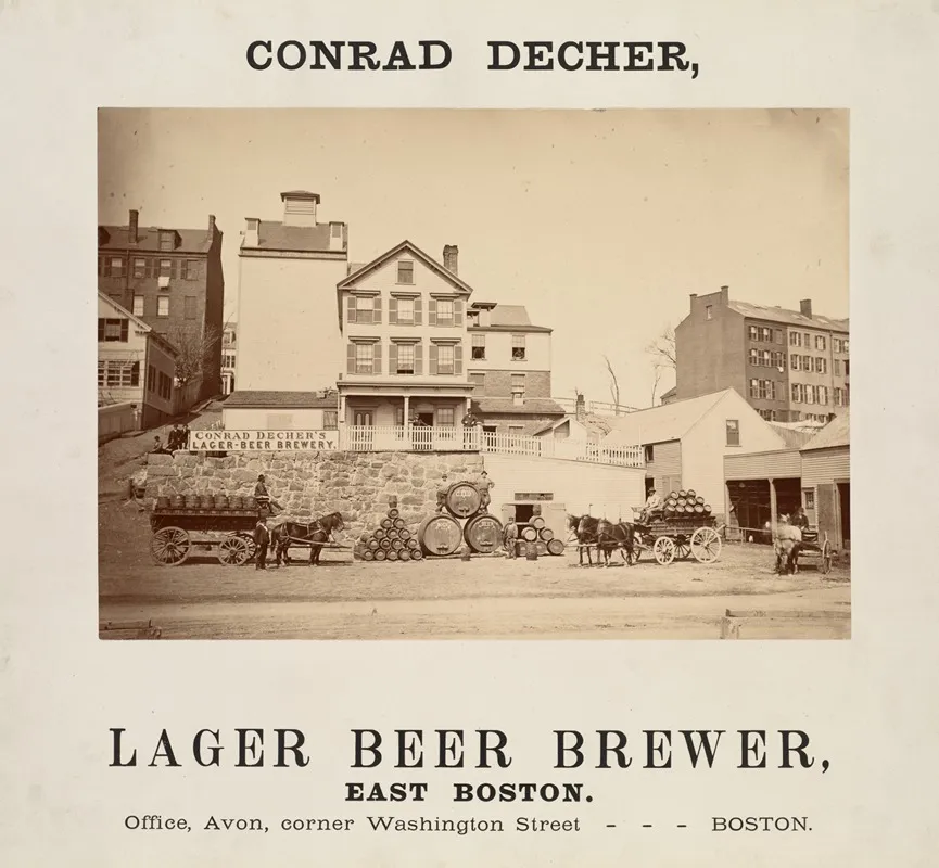Conrad Decher Lager Beer Brewer East Boston