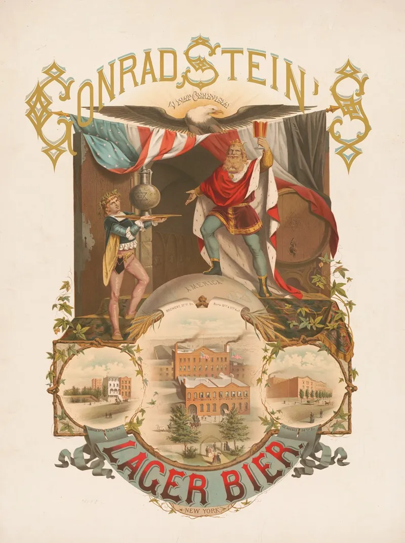 Conrad Steins Lager Bier 2 Wall Art by Wittemann Bros. - High-Resolution Digital Print