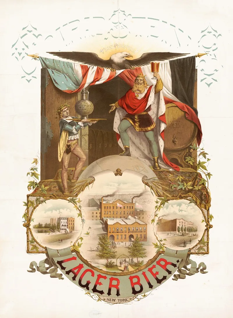 Conrad Steins Lager Bier Wall Art by Moritz Ulffers - High-Resolution Digital Print