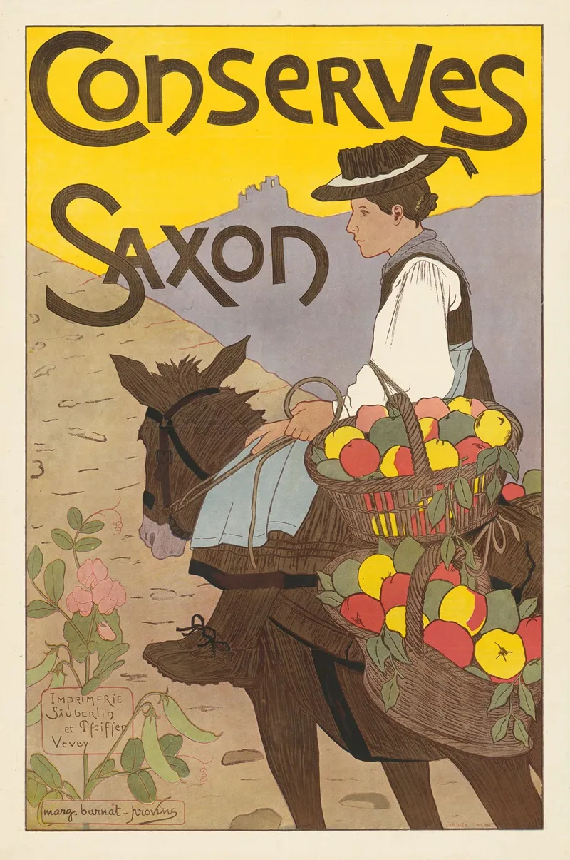 Conserves Saxon 2 Wall Art by Marguerite Burnat-Provins - High-Resolution Digital Print