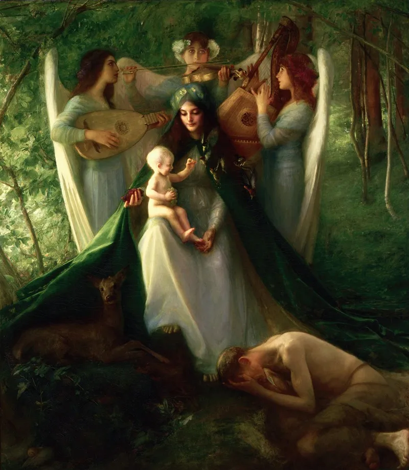 Consolatrix Afflictorium Wall Art by Pascal-Adolphe-Jean Dagnan-Bouveret - High-Resolution Digital Print