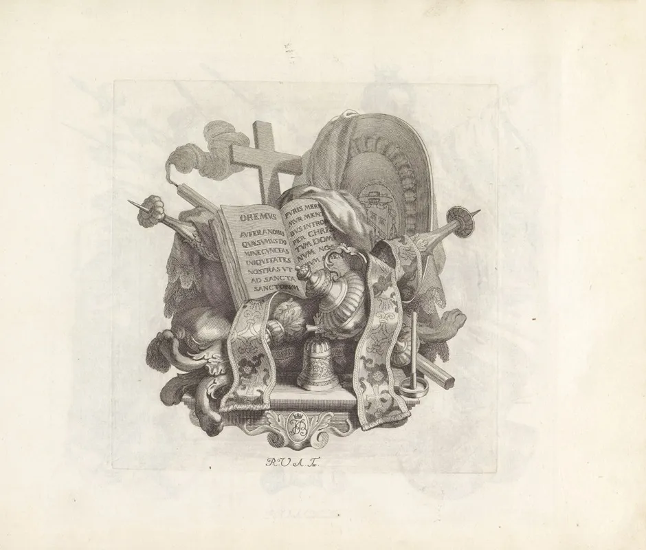 Console Met Liturgische Attributen Wall Art by Robert van Audenaerde - High-Resolution Digital Print