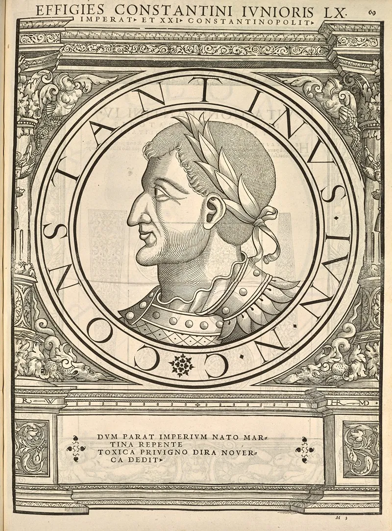 Constantine Iv The Younger Wall Art by Jacopo Strada - High-Resolution Digital Print