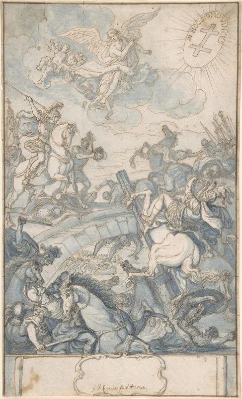 Constantines Battle At The Milvian Bridge